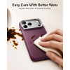 Θήκη ESR Leather Kickstand MagSafe για Apple iPhone 17 Pro / 18 Pro, Deep Burgundy
