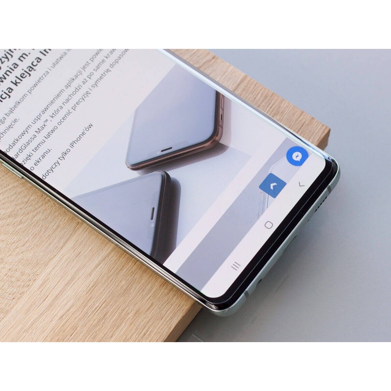 3MK HardGlass Max Sensor-Dot εμπλουτισμένο γυαλί για Samsung Galaxy S10, μαύρο