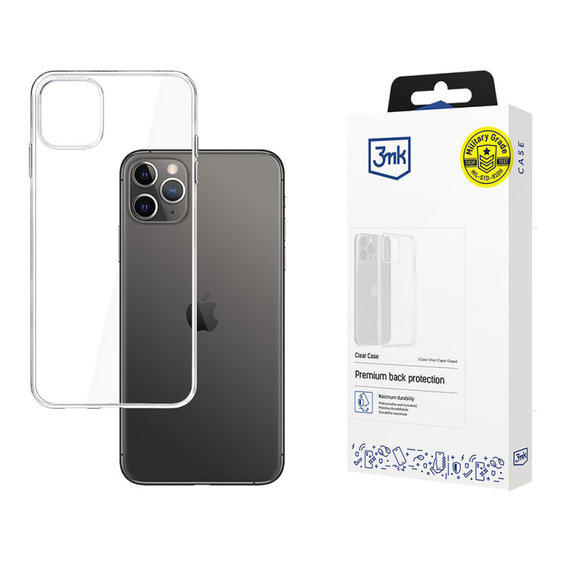 Θήκη 3MK Clear Case για Apple iPhone 11 Pro Max, διαφανής