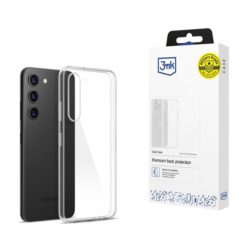 Διαφανής θήκη 3MK Clear Case για Samsung Galaxy S23, 3MK4399