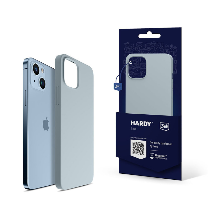 Θήκη σιλικόνης 3MK Hardy Case MagSafe για Apple iPhone 14 Plus / 15 Plus, μπλε
