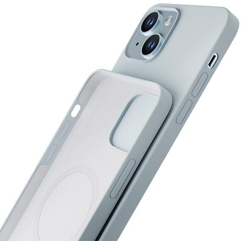 Θήκη σιλικόνης 3MK Hardy Case MagSafe για Apple iPhone 14 Plus / 15 Plus, μπλε