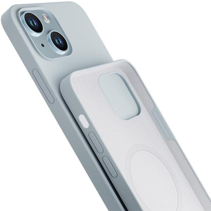 Θήκη σιλικόνης 3MK Hardy Case MagSafe για Apple iPhone 14 Plus / 15 Plus, μπλε
