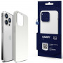 Θήκη σιλικόνης 3MK Hardy Case MagSafe για Apple iPhone 14 Pro Max, λευκή