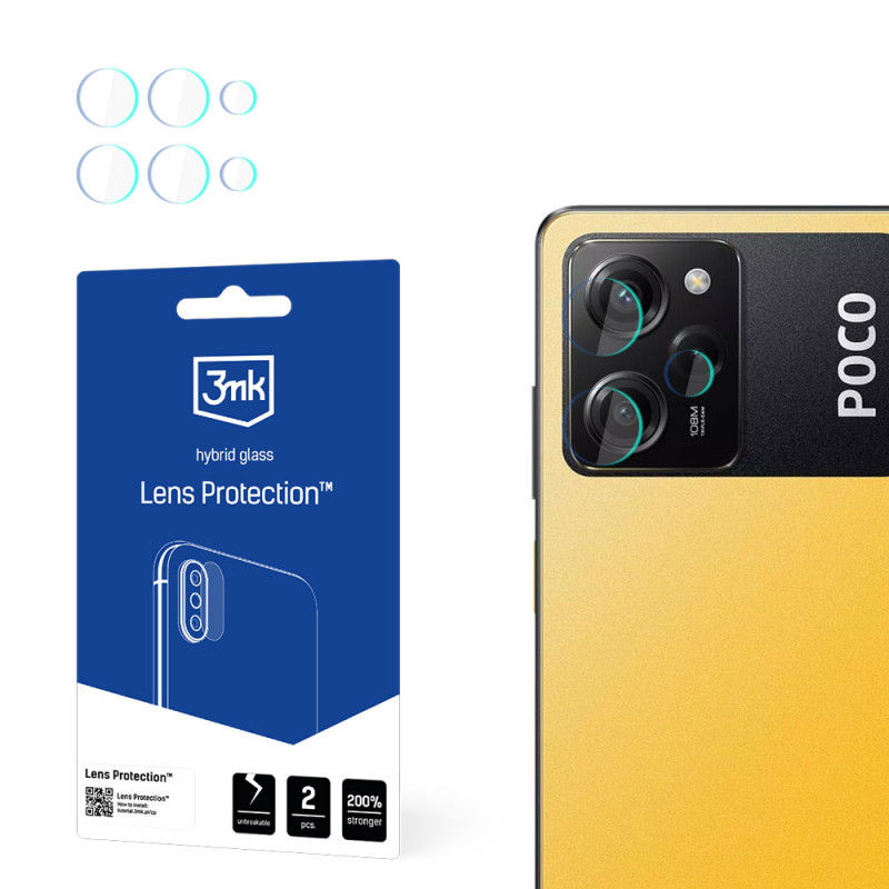 3MK Lens Protect προστατευτικό φακού κάμερας για POCO X5 Pro 5G (4 τεμάχια), 3MK4630