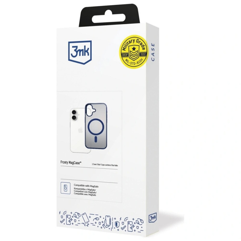 Θήκη 3MK Frosty MagCase για Apple iPhone 17, μπλε