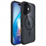 Θήκη 3MK Satin Armor MagCase για Apple iPhone 17, μαύρη