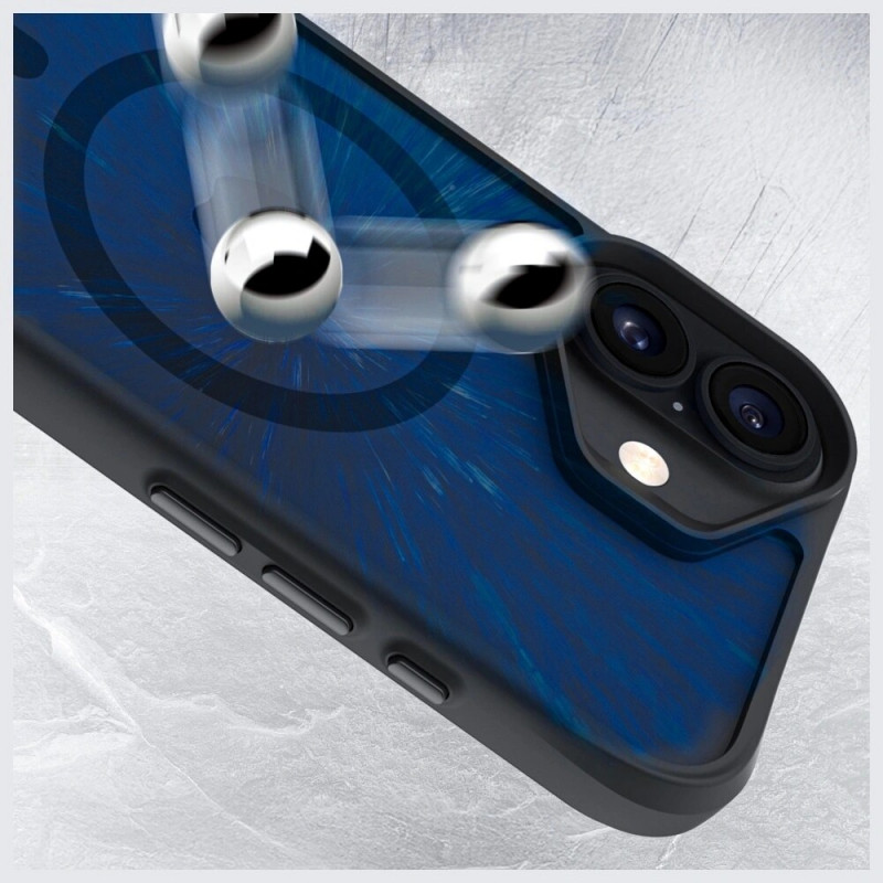 Θήκη 3MK Satin Armor MagCase για Apple iPhone 17, μαύρη