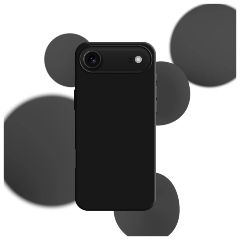 Θήκη σιλικόνης 3MK για Apple iPhone Air, μαύρη