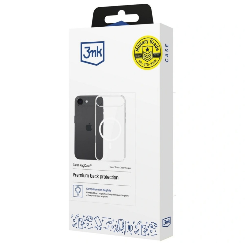 3MK Clear MagCase για Apple iPhone Air, διαφανής