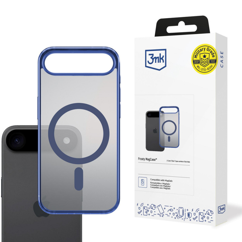 Θήκη 3MK Frosty MagCase για Apple iPhone Air, μπλε