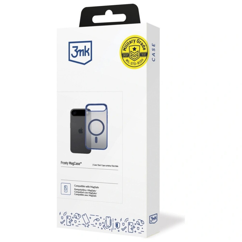 Θήκη 3MK Frosty MagCase για Apple iPhone Air, μπλε