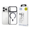 Θήκη 3MK Satin Armor MagCase για Apple iPhone 17 Pro, Διαφανές Μαύρο
