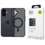 Θήκη 3MK Smoke Matt MagCase για Apple iPhone 17, Μαύρη