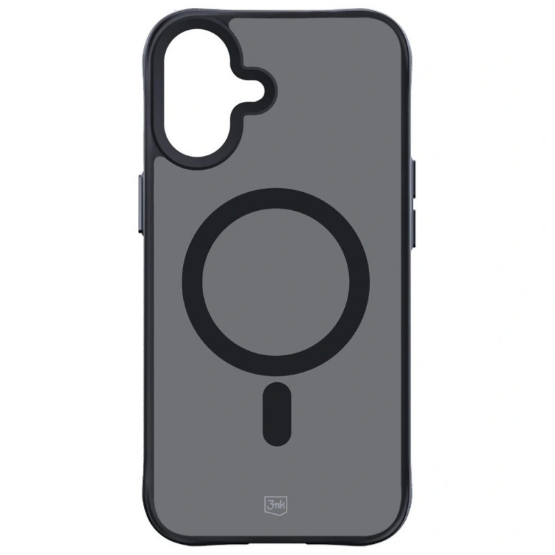 Θήκη 3MK Smoke Matt MagCase για Apple iPhone 17, Μαύρη