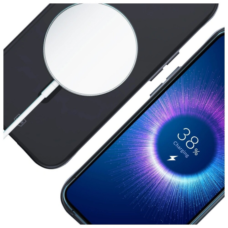 Θήκη 3MK Smoke Matt MagCase για Apple iPhone 17, Μαύρη