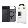 Θήκη 3MK Smoke Matt MagCase για Apple iPhone Air, μαύρη