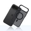 Θήκη 3MK Smoke Matt MagCase για Apple iPhone Air, μαύρη