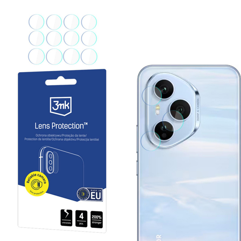 3MK Lens Protection Προστασία φακού κάμερας για Honor 400 Pro (4 τεμ.)