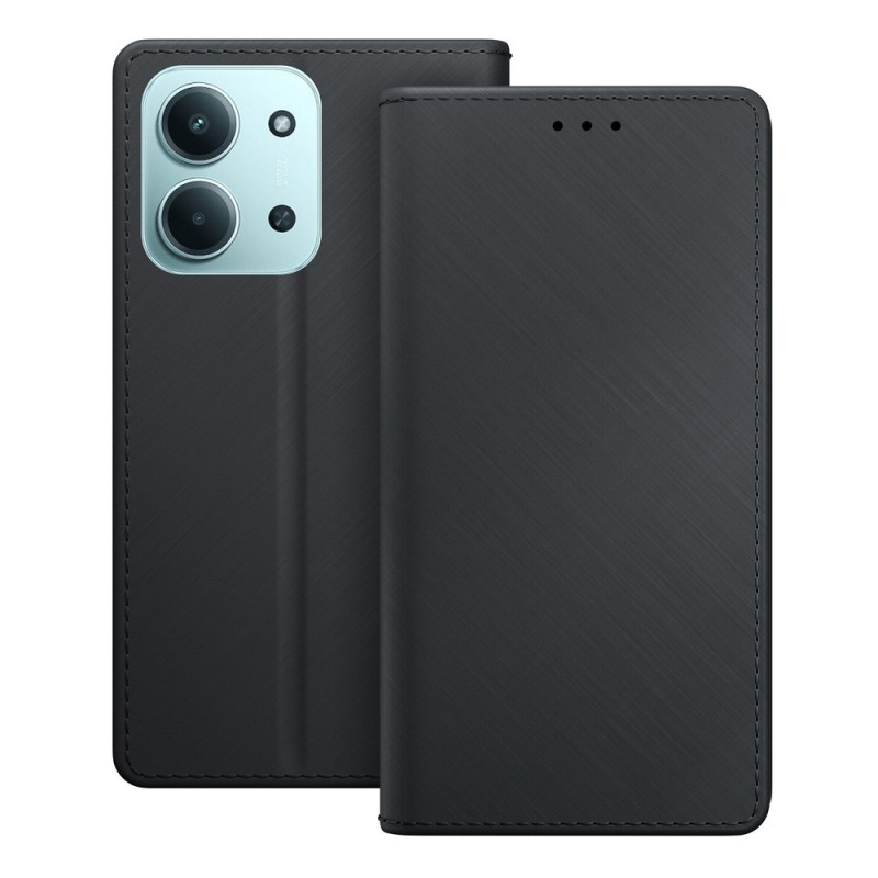 Θήκη πορτοφόλι 3MK για Redmi 15C 4G / 5G (171 mm) / Poco C85 4G, μαύρη