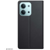Θήκη πορτοφόλι 3MK για Redmi 15C 4G / 5G (171 mm) / Poco C85 4G, μαύρη