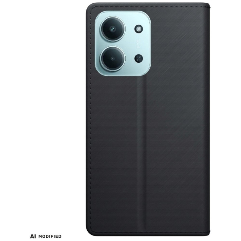 Θήκη πορτοφόλι 3MK για Redmi 15C 4G / 5G (171 mm) / Poco C85 4G, μαύρη