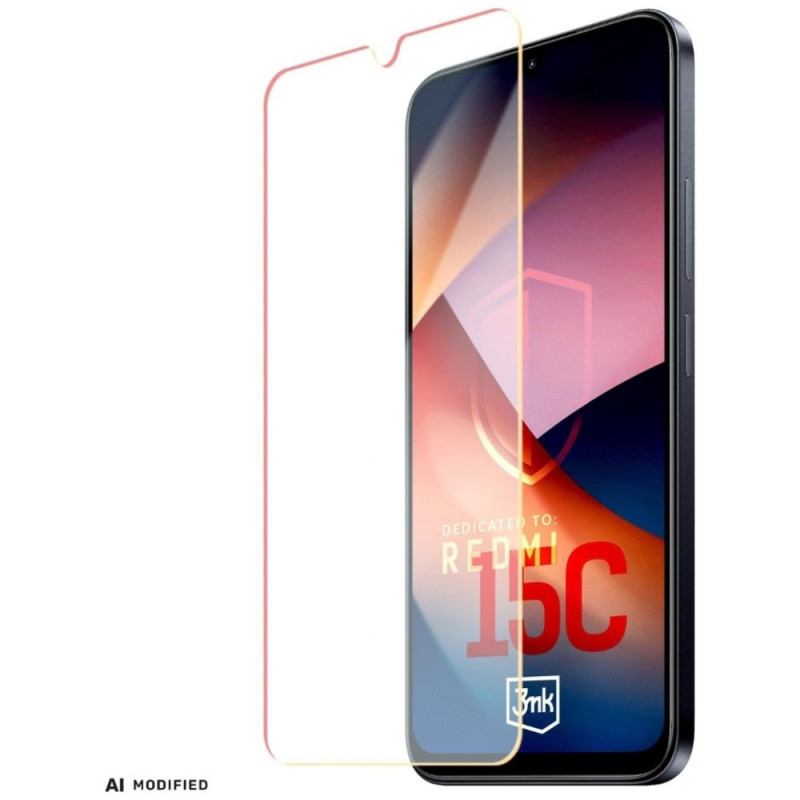 3MK HardGlass σκληρυμένο γυαλί για Redmi 15C 4G / 5G (171 mm) / Poco C85 4G