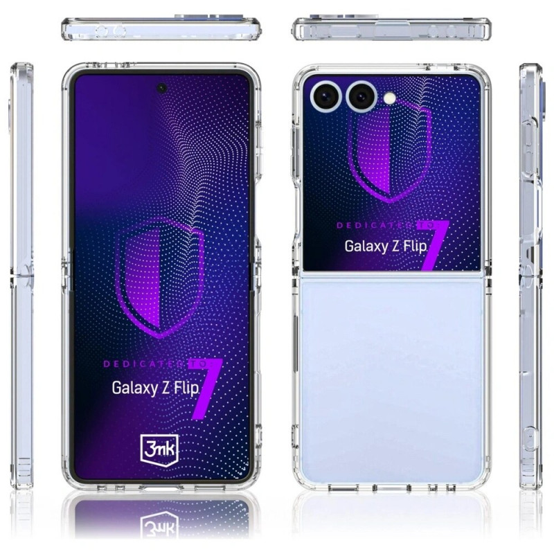 Θήκη 3MK Armor για Samsung Galaxy Z Flip7, Διάφανη