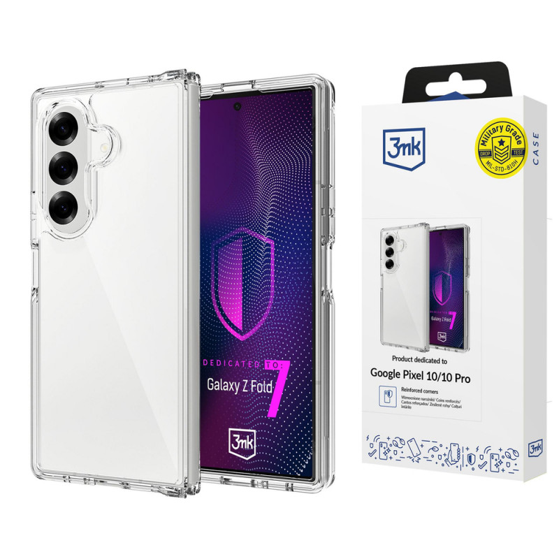 Θήκη 3MK Armor για Samsung Galaxy Z Fold 7, Διάφανη