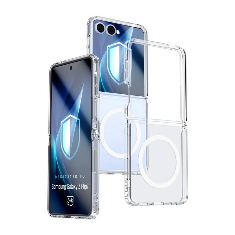 Θήκη 3MK Armor MagCase για Samsung Galaxy Z Flip7, Διάφανη