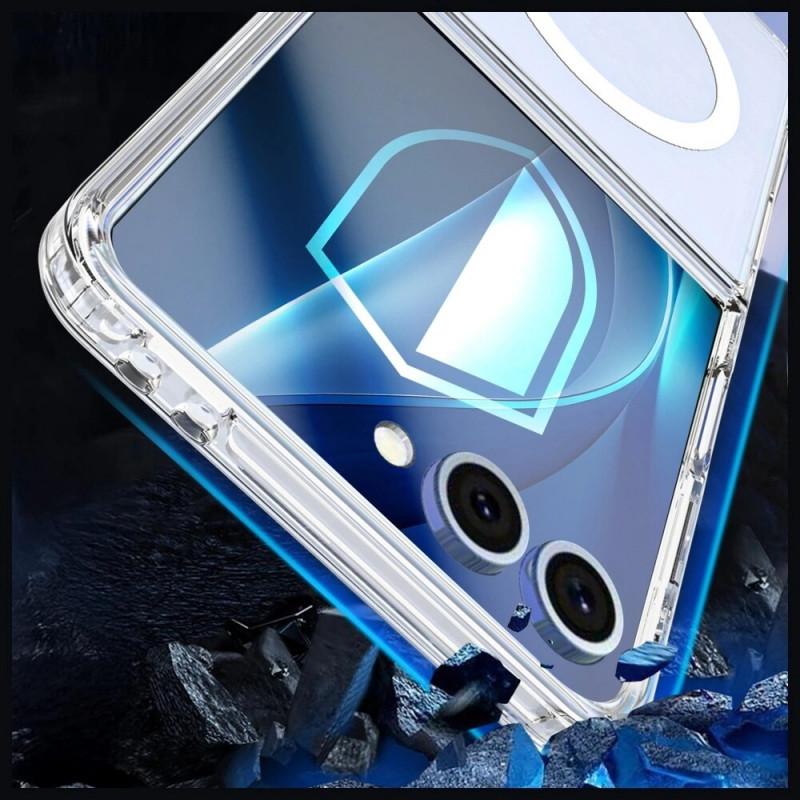 Θήκη 3MK Armor MagCase για Samsung Galaxy Z Flip7, Διάφανη