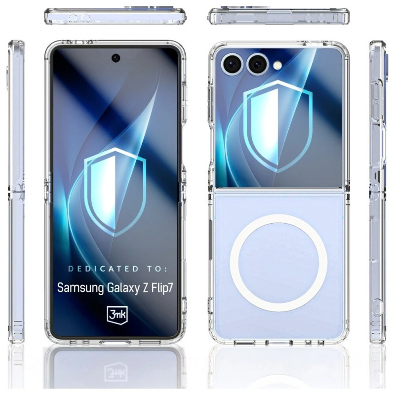 Θήκη 3MK Armor MagCase για Samsung Galaxy Z Flip7, Διάφανη