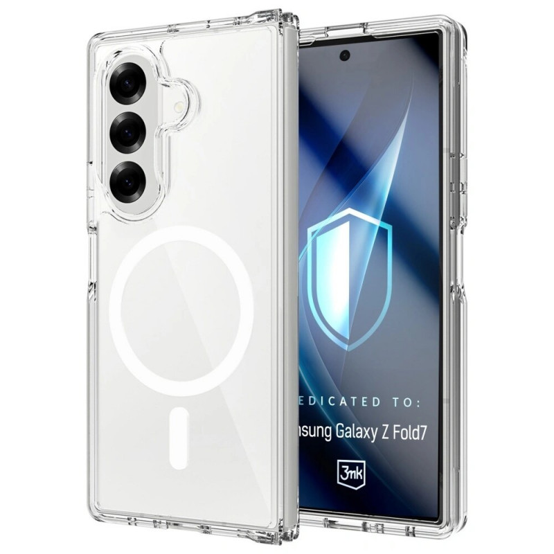 Θήκη 3MK Armor MagCase για Samsung Galaxy Z Fold7, Διάφανη