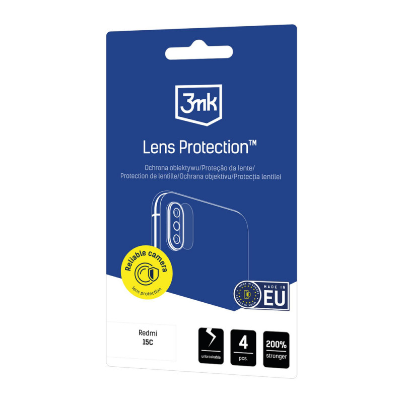Προστατευτικό φακού κάμερας 3MK Lens Protection για Xiaomi Redmi 15C 4G