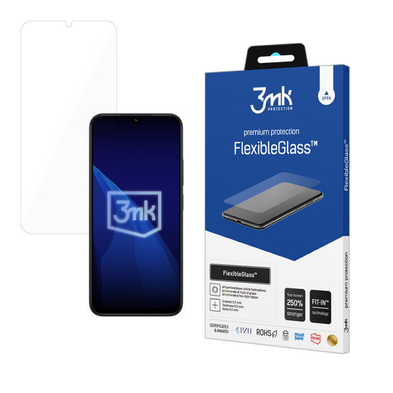 Υβριδικό γυαλί προστασίας οθόνης 3MK FlexibleGlass για Xiaomi Redmi 15C 4G