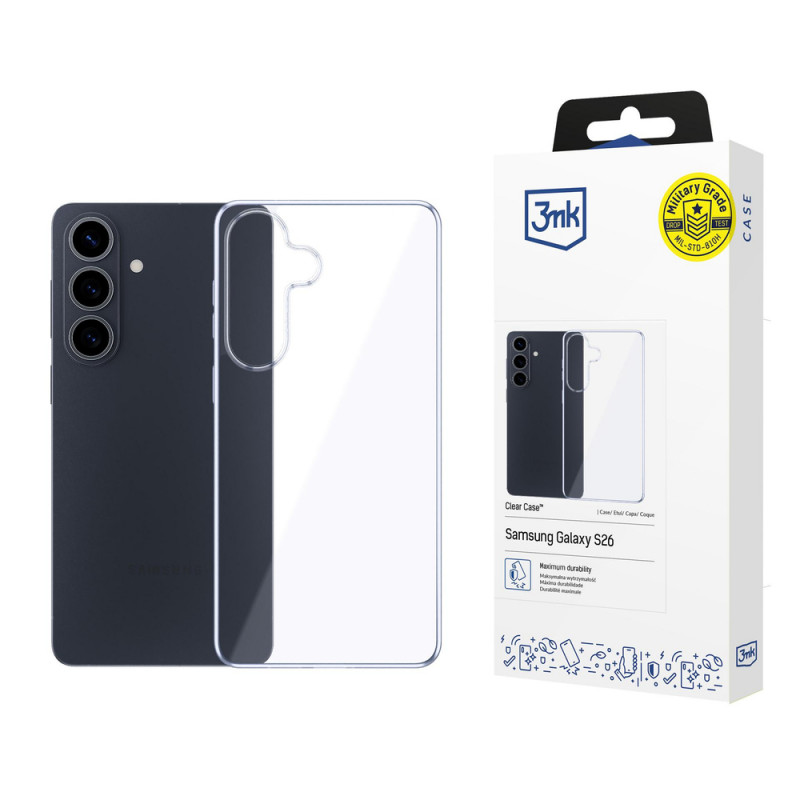 3MK Clear Case για Samsung Galaxy S26, Διάφανη