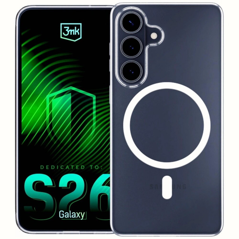 3mk Clear MagCase θήκη προστασίας για Samsung Galaxy S26, διαφανής
