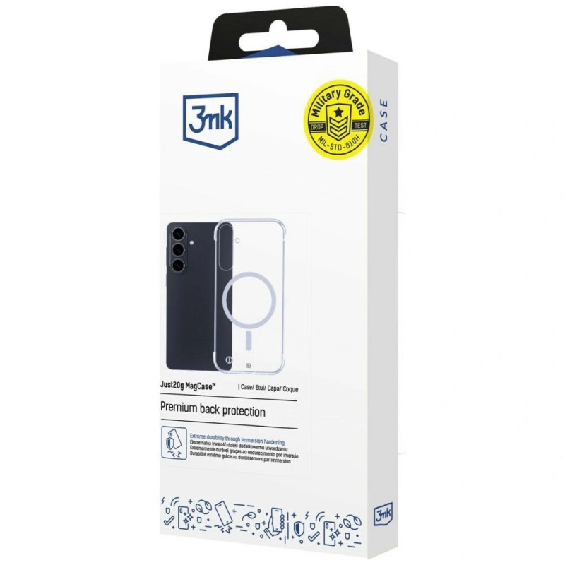 Θήκη προστασίας 3mk Just20g MagCase για Samsung Galaxy S26, διαφανής