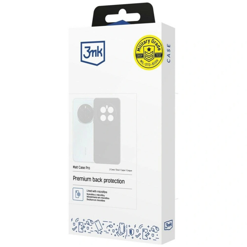 Θήκη προστασίας 3mk Matt Case Pro για Samsung Galaxy S26 Ultra, μαύρη
