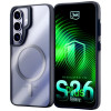 Θήκη προστασίας 3mk Satin Armor MagCase για Samsung Galaxy S26+, μαύρη