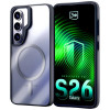 Θήκη προστασίας 3mk Satin Armor MagCase για Samsung Galaxy S26, διαφανές μαύρο