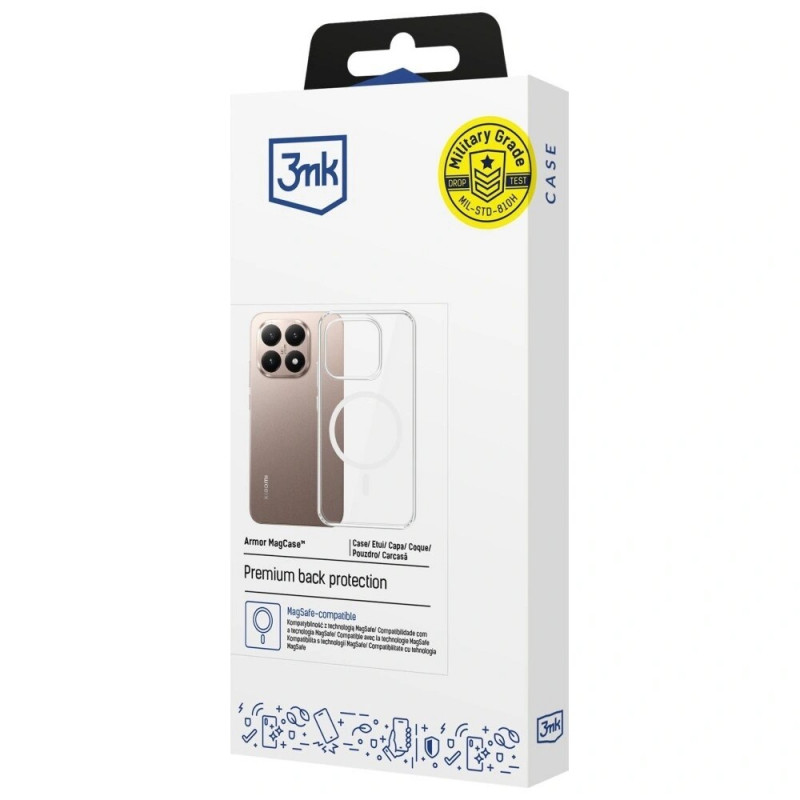Θήκη smartphone 3MK Armor MagCase για Xiaomi 15T 5G, διαφανής