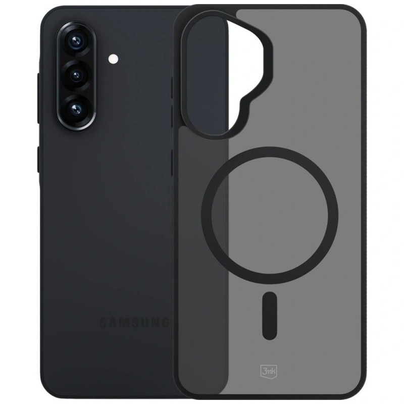 Θήκη smartphone 3MK Smoke MagCase για Samsung Galaxy A37, smoke black