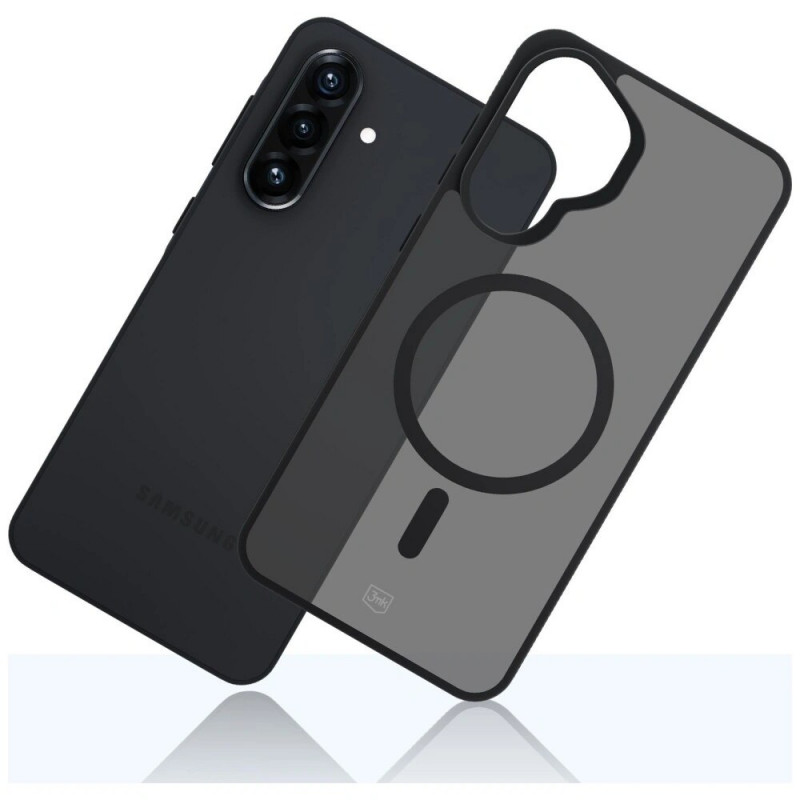 Θήκη smartphone 3MK Smoke MagCase για Samsung Galaxy A37, smoke black