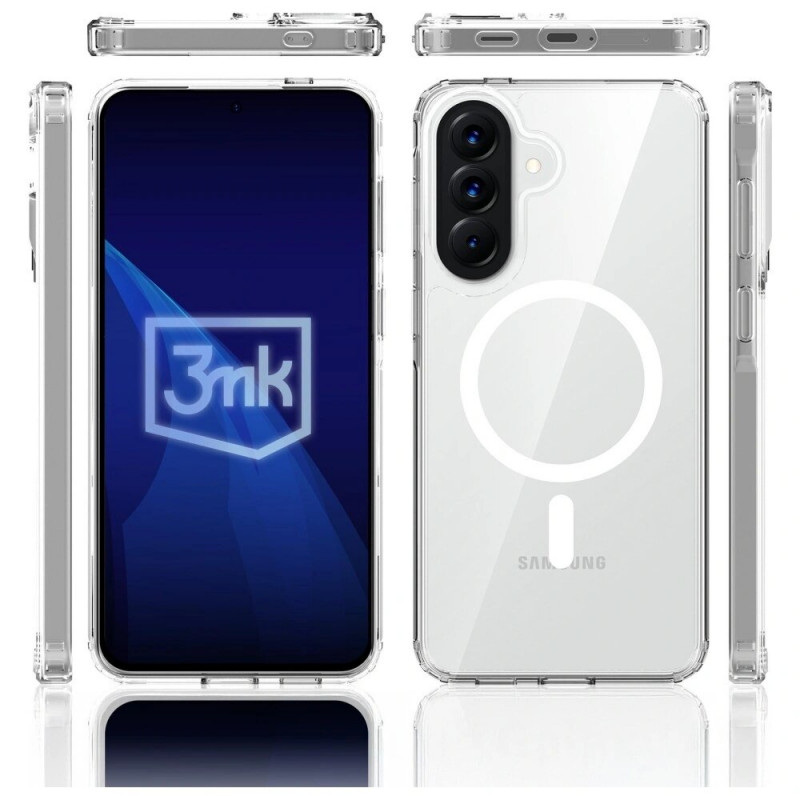 Θήκη smartphone 3MK Armor MagCase για Samsung Galaxy A57, διαφανής