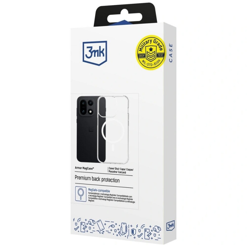 3MK Armor MagCase για OnePlus 15 5G, διαφανής