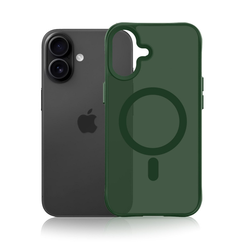 3MK Smoke MagCase για Apple iPhone 16 Pro, πράσινο