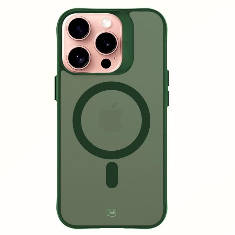 3MK Smoke MagCase για Apple iPhone 16 Pro Max, πράσινο