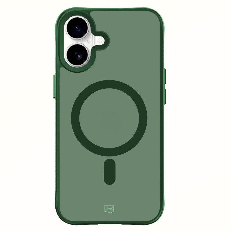 3MK Smoke MagCase για Apple iPhone 16, πράσινο
