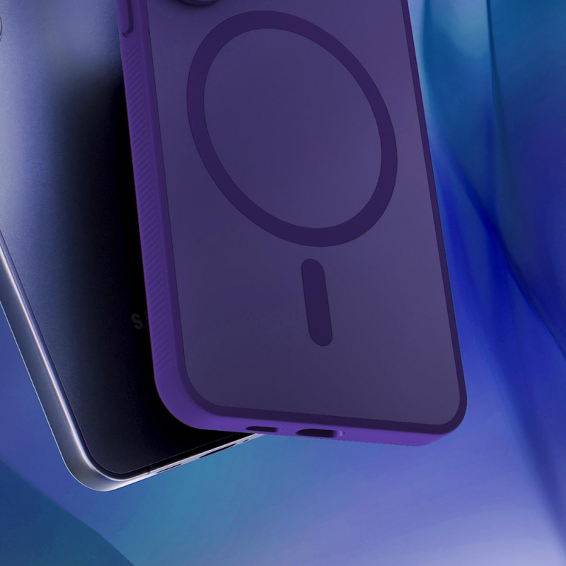 3MK Smoke MagCase για Apple iPhone 16 Pro Max, μωβ